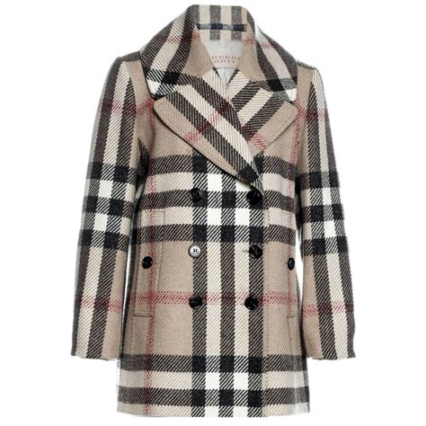 burberry classic wool coat|Burberry plaid wool coat women.